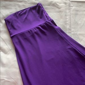 LuLaRoe Purple Slinky Maxi Skirt 3x